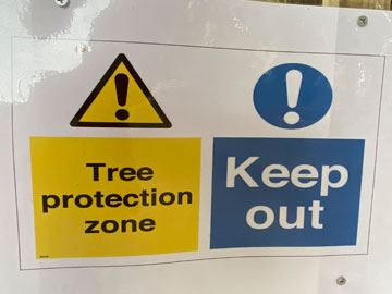 tree sign