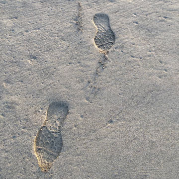 footsteps